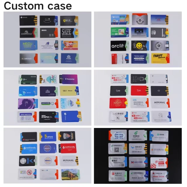 customized rfid blocking sleeve customized rfid blocking sleeve
