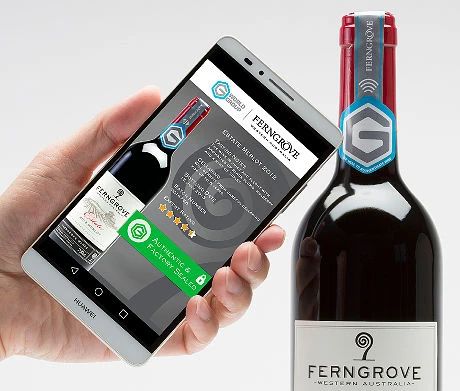 Anti-tampering NFC Fragile Tag For Fine wines and Luxury goods
